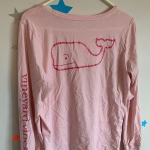 vineyard vines pink shirt